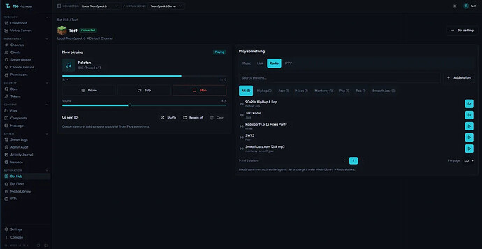 Bot's Console