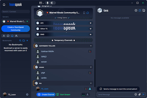 Вид дерева серверов с выделенными параметрами отключения