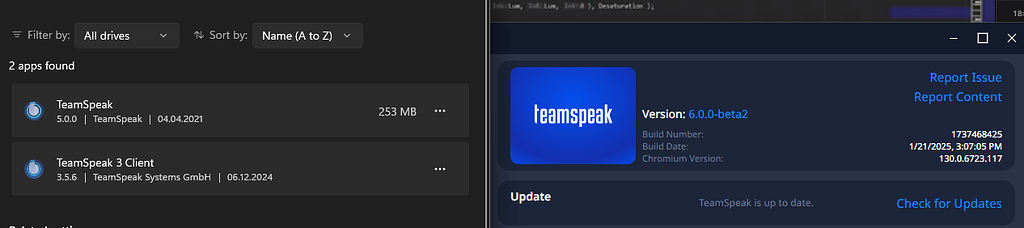 [BUG] TS5 update to TS6 is not fully functional - TeamSpeak 6 Client ...